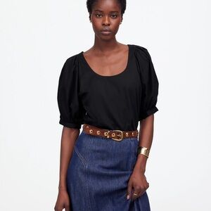 Madewell Relax Scoopneck Short-Sleeve Top NWT